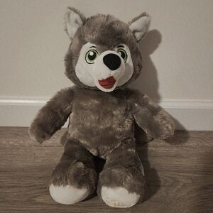 Build A Bear Wiley The Wolf - The Wolf Lodge 16" Plush Toy Stuffed Animal EUC
